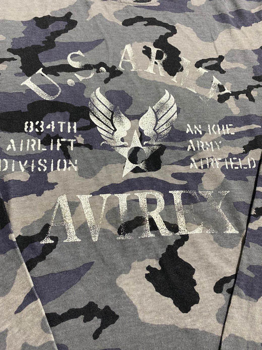 军潮！Avirex美军官方供应商！越战空骑兵主题！长袖T恤！标全！正版保真！ 商品图7