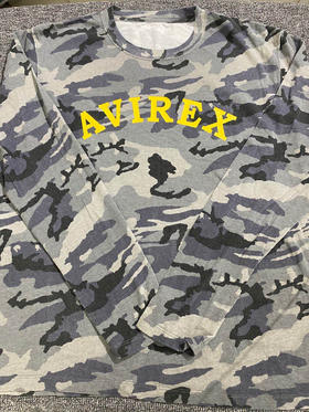军潮！美军官方供货商Avirex迷彩长袖T恤！保真！