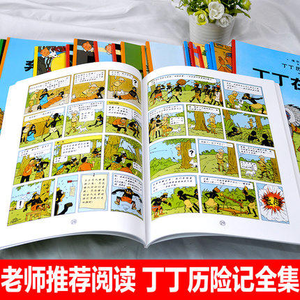 丁丁历险记全套22册大开本 商品图3