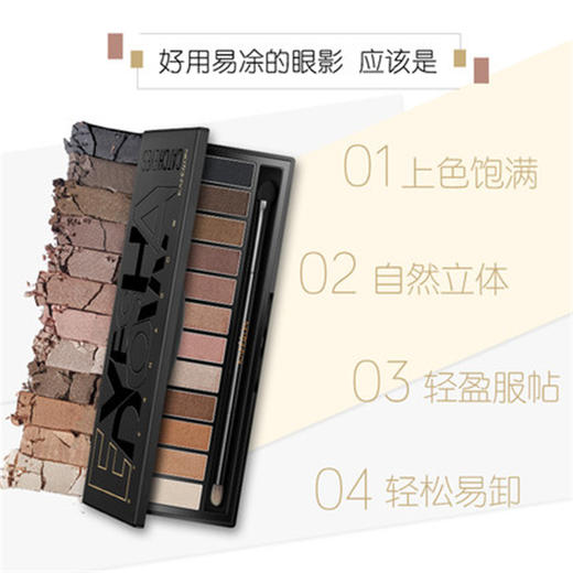 凯芙兰柔光百变12色眼影盘 商品图1