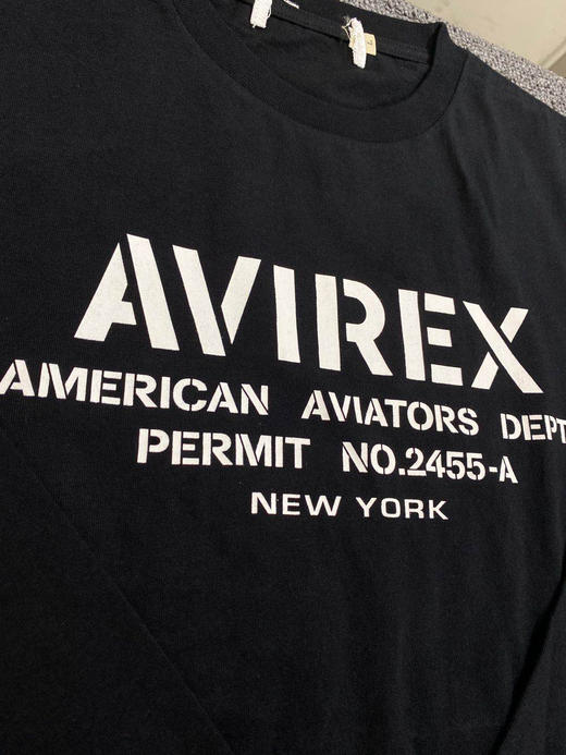 Avirex飞行员服必搭。长袖T恤！剪标正品 商品图2