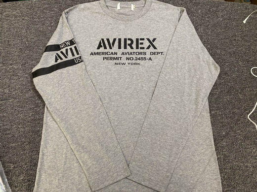 Avirex飞行员服必搭。长袖T恤！剪标正品 商品图4
