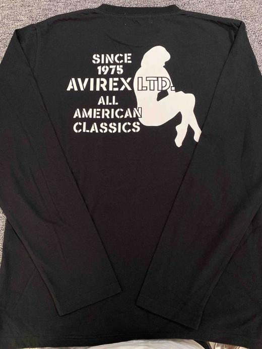 Avirex飞行员服必搭。长袖T恤！剪标正品 商品图13