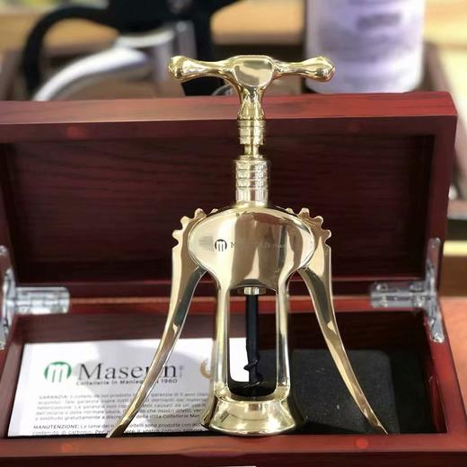 意大利Maserin麦斯林恩经典黄铜红酒开瓶器 创意收藏礼品CCG39欧洲胡同 商品图3