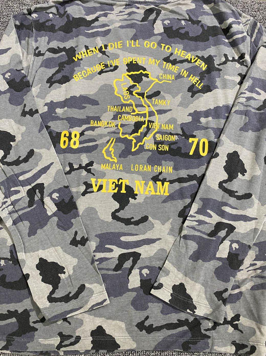 军潮！美军官方供货商Avirex迷彩长袖T恤！保真！ 商品图1