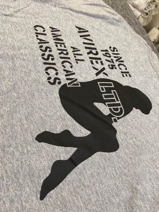 Avirex飞行员服必搭。长袖T恤！剪标正品 商品图6