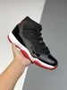 Air Jordan 11 AJ11 乔丹11代高帮篮球鞋/黑红 2019复刻 季后赛 漆皮 全头层牛皮 原厂碳板 中底注胶空  货号：378037-061 商品缩略图0