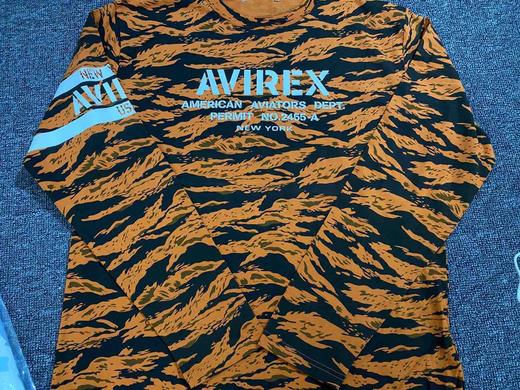 Avirex飞行员服必搭。长袖T恤！剪标正品 商品图12