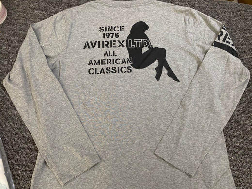 Avirex飞行员服必搭。长袖T恤！剪标正品 商品图5