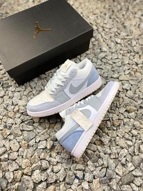原头装‬层皮革#内缓置‬震气垫#耐克 Nike Air Jordan 1 Low “Paris” 巴黎 “小Dior” AJ1 乔1 低帮潮流缓震动运‬休闲板鞋