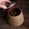 紫砂-宜兴紫泥茶叶罐观自在-黑胡桃木盖 商品缩略图2