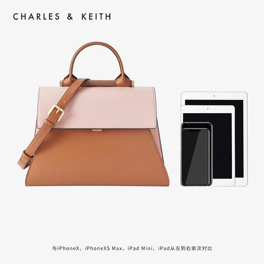 CHARLES＆KEITH2020夏季新品CK2-50781233女士时尚翻盖手提单肩包 商品图6