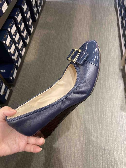 Cole haan 女士坡跟拼接亮头芭蕾舞鞋🩰 商品图4