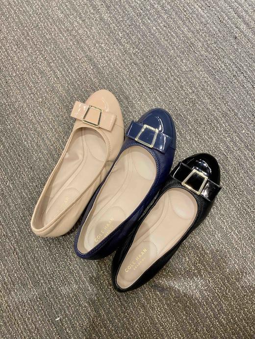 Cole haan 女士坡跟拼接亮头芭蕾舞鞋🩰 商品图1