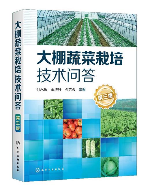 大棚蔬菜栽培技术问答 第三版 大棚配套设施建设维护 大棚蔬菜环境调控技术大棚蔬菜定植田间管理技术对大棚蔬菜育苗病虫害防治书 商品图0