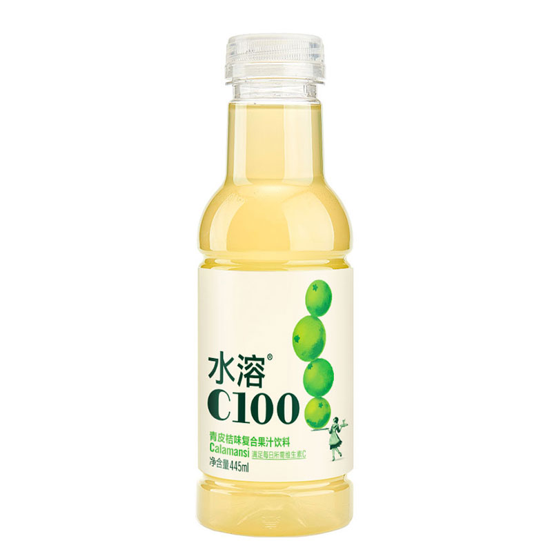 农夫山泉水溶c 西柚/青皮桔果味饮料445ml