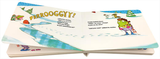 英文原版 Froggy let's Gets Dressed 青蛙弗洛格穿衣服纸板书 1-2-3-6岁幼儿行为好习惯养成 商品图1