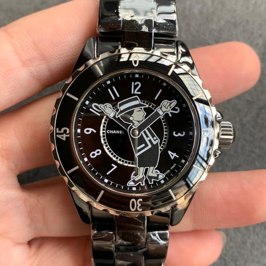 五星推荐！Baselworld 巴塞尔表展 Chanel Mademoiselle KOR香奈儿 J12系列 腕表表壳：38mm 表壳由高科技陶瓷制作 商品图0