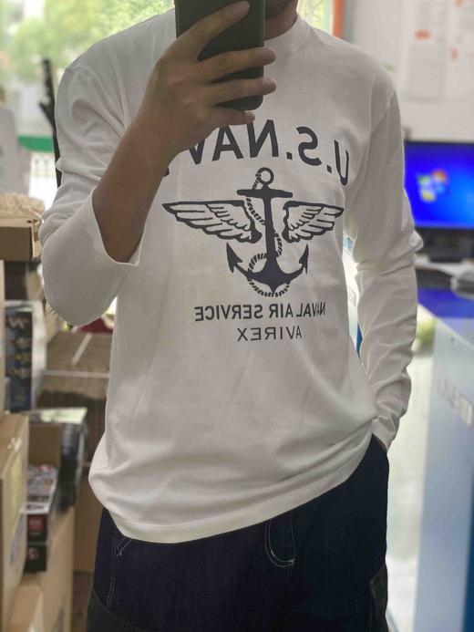 军潮！Avirex美军官方供应商！U.S Navy海军长袖T恤！标全正品保真 商品图11