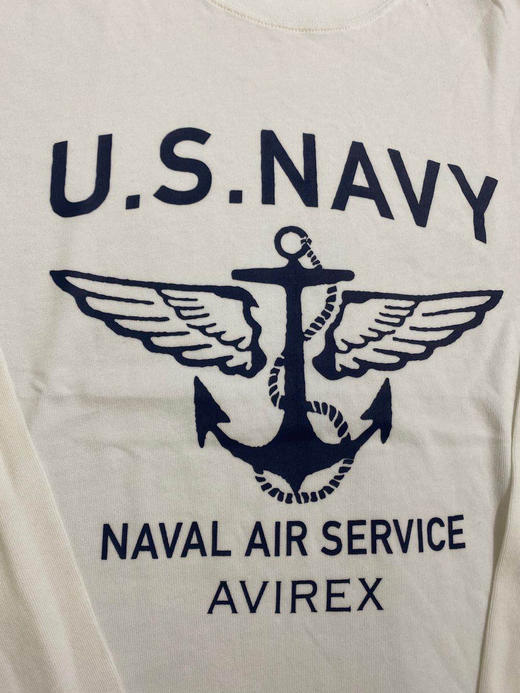 军潮！Avirex美军官方供应商！U.S Navy海军长袖T恤！标全正品保真 商品图5