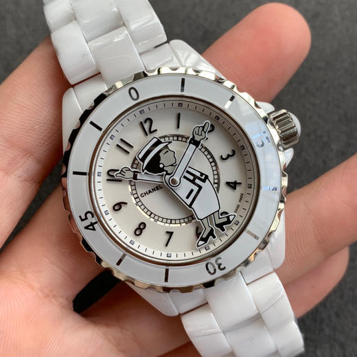 五星推荐！Baselworld 巴塞尔表展 Chanel Mademoiselle KOR香奈儿 J12系列 腕表表壳：38mm 表壳由高科技陶瓷制作 商品图1