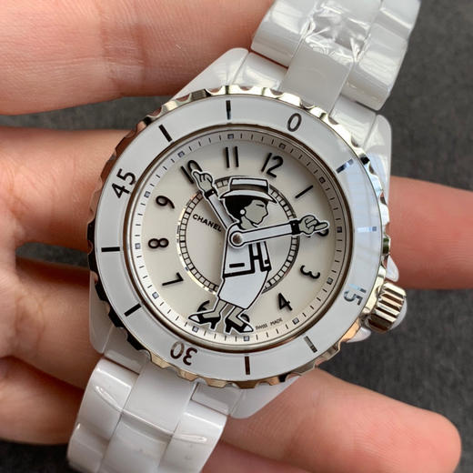 五星推荐！Baselworld 巴塞尔表展 Chanel Mademoiselle KOR香奈儿 J12系列 腕表表壳：38mm 表壳由高科技陶瓷制作 商品图2