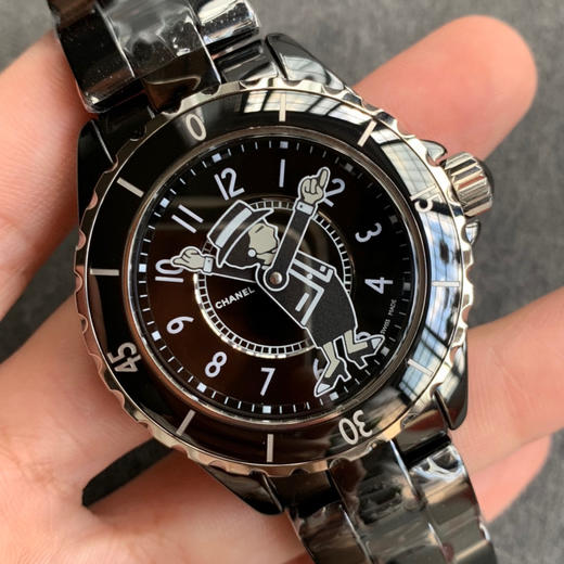 五星推荐！Baselworld 巴塞尔表展 Chanel Mademoiselle KOR香奈儿 J12系列 腕表表壳：38mm 表壳由高科技陶瓷制作 商品图1