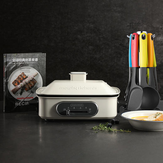 摩飞多功能锅厨具七件套MR1032 耐高温硅胶厨具 不粘锅伴侣 烹饪厨具 硅胶厨具套装 商品图6