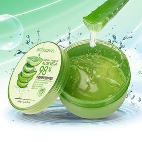 大容量300ML美容芦荟胶补水护肤祛痘膏保湿乳液面霜睡眠面膜 晒后修复美容美颜芦荟膏