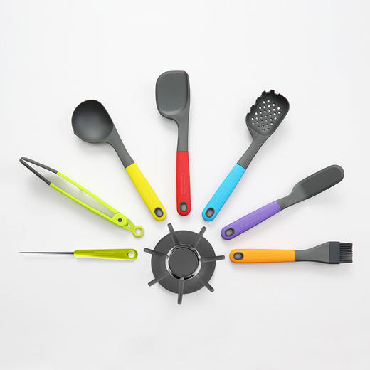 摩飞多功能锅厨具七件套MR1032 耐高温硅胶厨具 不粘锅伴侣 烹饪厨具 硅胶厨具套装 商品图2