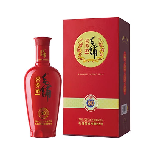 毛铺喜荞酒（喜20）42.8度 500ml 单瓶 商品图0