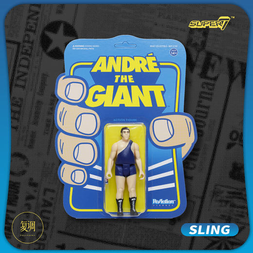 Super7 巨人安德雷 Andre The Giant ReAction 挂卡 商品图1
