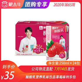 酸酸乳营养乳味饮品草莓味利乐包250ml×24包