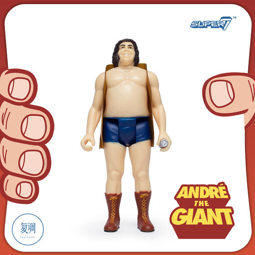 Super7 巨人安德雷 Andre The Giant ReAction 挂卡 商品图3