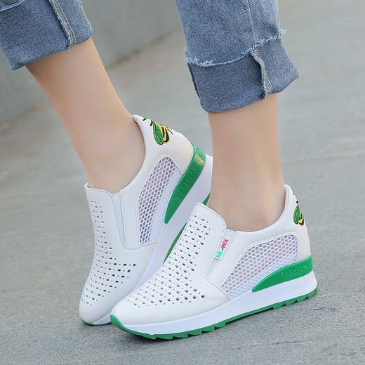 LDX-680新款镂空女鞋小蜜蜂内增高透气网鞋 商品图3