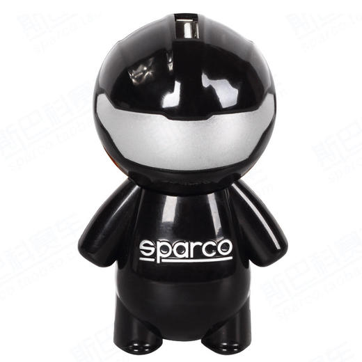 Sparco 创意赛车人样式 汽车点烟器转USB适配器 商品图4
