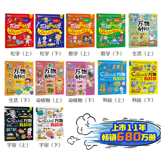 《万物有科学》全12册 6-12岁原创科普绘本  有声朗读 商品图2