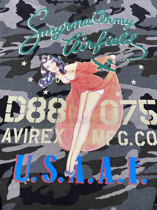 Avirex 迷彩潮款长袖T恤！日版正品 商品图2