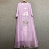ZZ-JY19051原创设计新品 中国风真丝刺绣流苏中长连衣裙 商品缩略图1