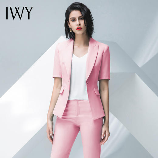 IWY/粉色西装长裤套装CP10230 商品图0