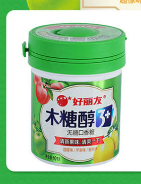 好丽友热带水果无糖口香糖101g（0605924）