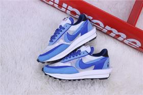 耐克/NIKE 华夫双勾Swoosh跑鞋 情人节限定丝绒蓝