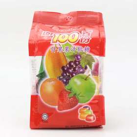 百分百 果汁软糖150g（什锦味）/包 -9556296305783-24包/件