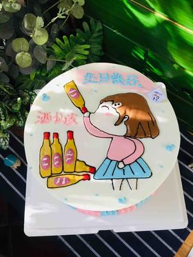 手绘喝一瓶 下单前请仔细阅读商品详情