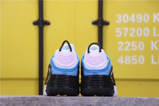 MAX2090跑步鞋系列 】耐克/NIKE 耐克MAX2090气垫跑鞋 白黑 荧光黄 商品图10