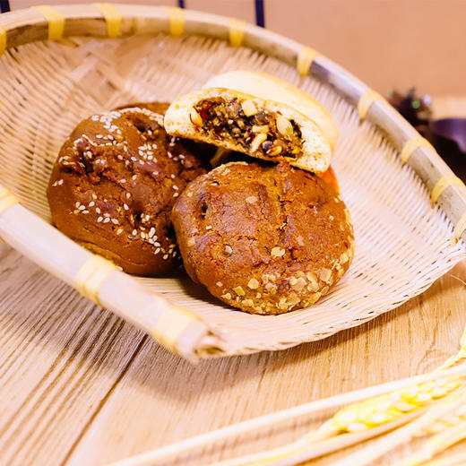 海鹏杂粮小饼代餐 内蒙古伴手礼（6枚装礼盒） 商品图5