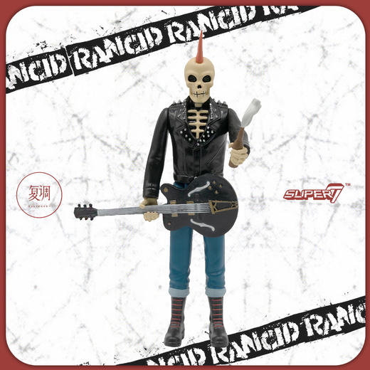 Super7 Rancid ReAction Figure Skeletim 复古 挂卡 金属乐 潮流玩具 摆件 商品图1
