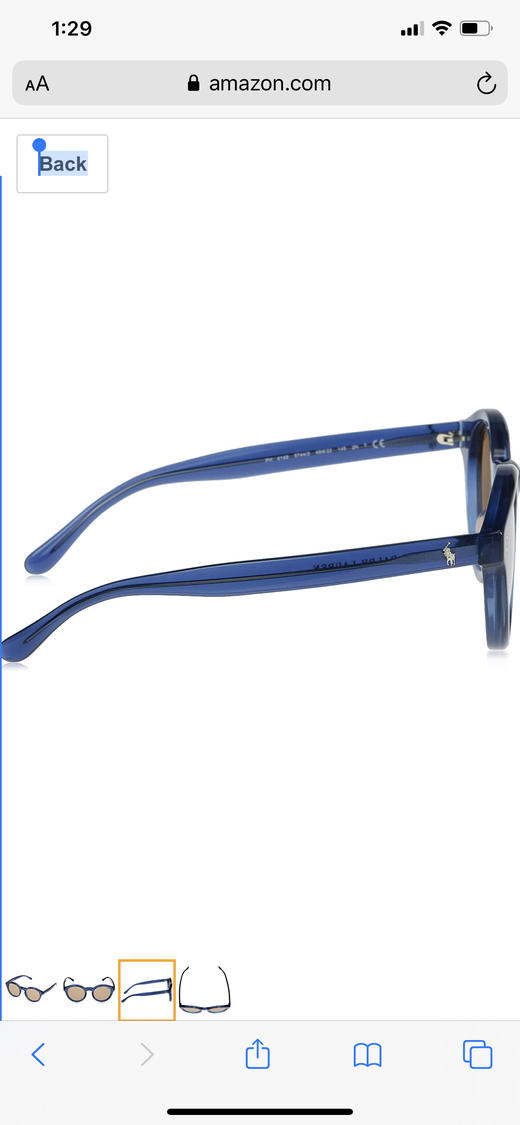 孤品Polo 2020新款太阳镜女款 透明框 果冻色正品保真 商品图5