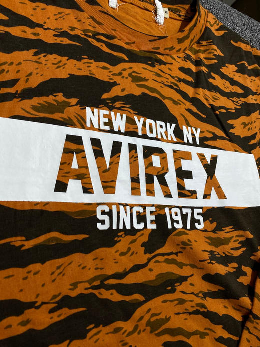 军潮！Avirex美军官方供应商简约款长袖T恤！正品保真。 商品图4