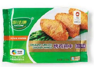 【保质期至2020/9/3】中粮奥尔良风味烤翅中 300g袋装冷冻肉副食品 商品图0